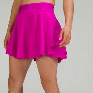 Lululemon court Rival perforated High Rise Skirt *Long